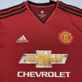 2018-2019 Man Utd Home Long Sleeve Retro Soccer Jersey (长袖)