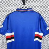2003-2004 Sampdoria Home Retro Soccer Jersey