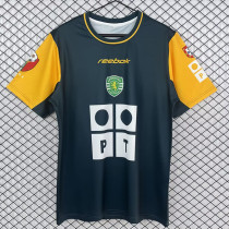 2002-2003 Sporting Lisbon Dark Green Retro Training shirts (深绿)