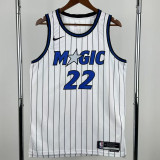 2025-26 Magic WAGNER #22 White Top Quality Hot Pressing NBA Jersey(条纹)
