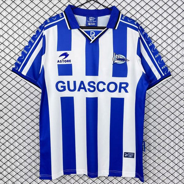 1998-1999 Alaves Home Retro Soccer Jersey