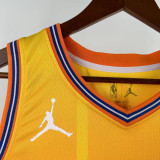 2025-26 Hornets BALL #1 Orange City Edition Top Quality Hot Pressing NBA Jersey(V领)