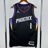 2025-26 SUNS BOOKER #1 Black Top Quality Hot Pressing NBA Jersey
