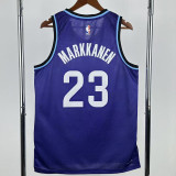 2025-26 JAZZ MARKKANEN #23 Purple Top Quality Hot Pressing NBA Jersey