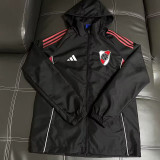 2026-27 River Plate Black Windbreaker