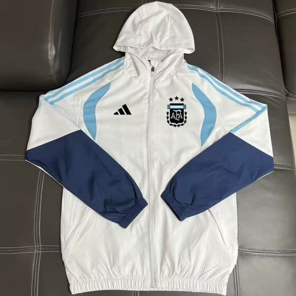 2026-27 Argentina White Windbreaker