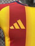 2026-27 Spain Red Yellow Special Edition Player Version Soccer Jersey