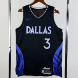 2025-26 Dallas Mavericks DAVIS #3 Black City Edition Top Quality Hot Pressing NBA Jersey(V领)