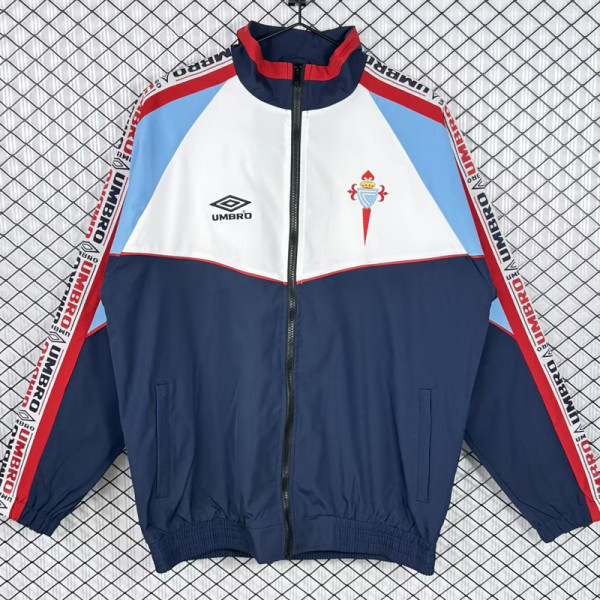 1998-1999 Celta White Black Retro Windbreaker