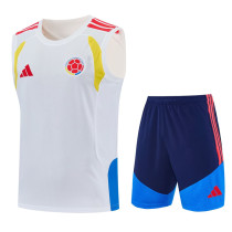2026-27 Colombia White Tank top and shorts suit
