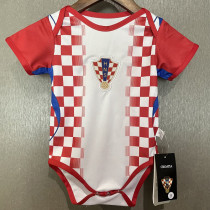 2026 Croatia Home World Cup Baby Infant Crawl Suit