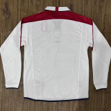 2004 England Home Retro Long Sleeve Soccer Jersey (长袖)