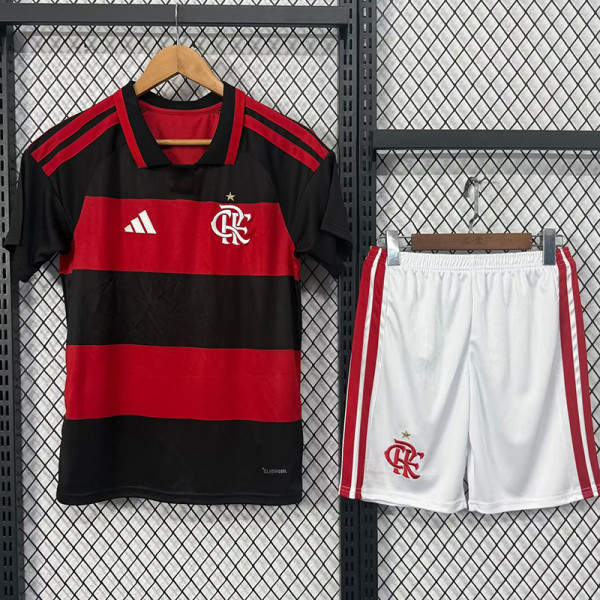 2026-27 Flamengo Home Kids Soccer Jersey