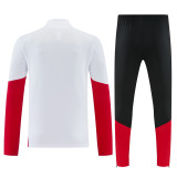 2026-27 Germany White Half Pull Tracksuit (半拉链)