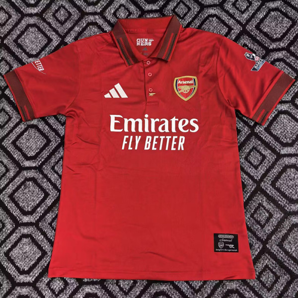 2025-26 ARS Red Polo Short Sleeve