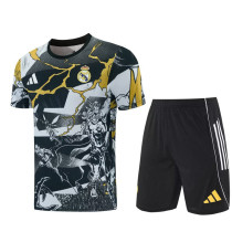 2026-27 RMA Black white Training Short Suit
