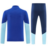 2026 AD Fancy blue Half Pull Tracksuit #814(半拉链)