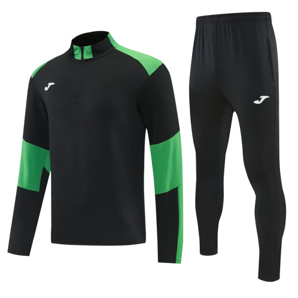 2026 JOM Black Half Pull Tracksuit #816(半拉链)