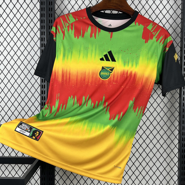 2026-27 Jamaica Yellow Red Training shirts