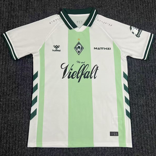 2026-27 Werder Bremen White Green Fans Soccer Jersey