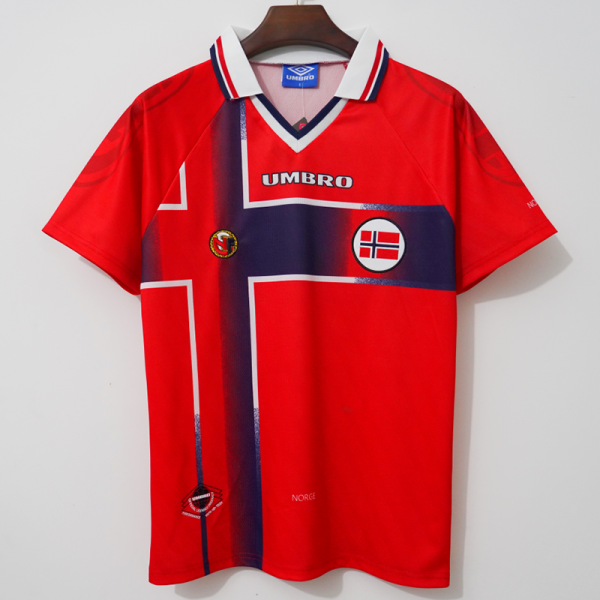 1997-1998 Norway Home Retro Soccer Jersey