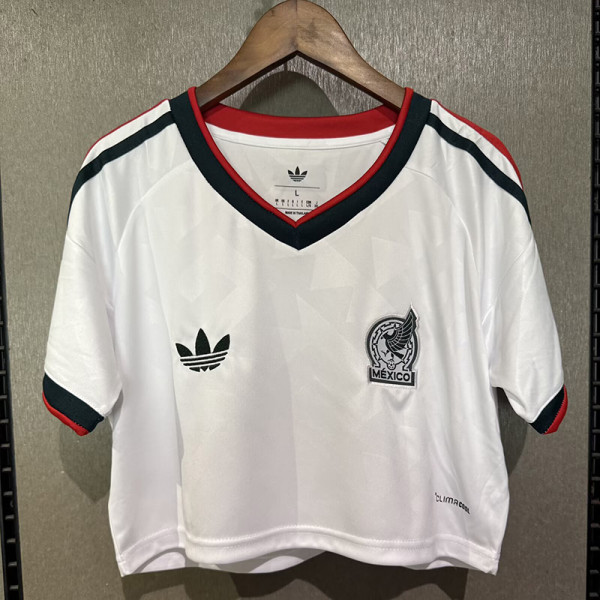 2026-27 World Cup Mexico Away Women Cheerleader Shirt (女啦啦短袖)