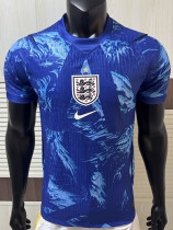 2026-27 England Blue Goalkeeper Player Version Soccer Jersey