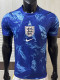 2026-27 England Blue Goalkeeper Player Version Soccer Jersey