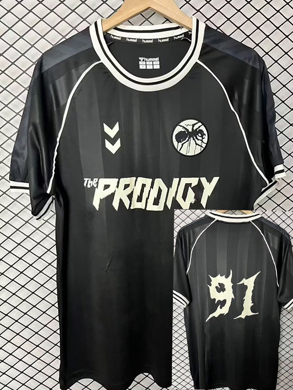 2026 The Prodigy X Hummel Limited Edition Black Training Shirts