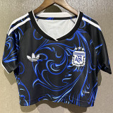 2026-27 World Cup Argentina Away Women Cheerleader Shirt (女啦啦短袖)