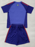 2026-27 Mexico Blue Goalkeeper Kids Soccer Jersey