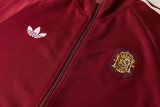 2026-27 Spain Brown Red Jacket Tracksuit #01