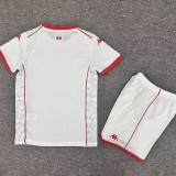 2025-26 Tunisia Away Kids Soccer Jersey
