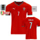 2026-27 Portugal Home World Cup Legacy Ronaldo #7 Fans Soccer Jersey