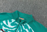 2026-27 Portugal Green Half Pull Tracksuit (半拉链)