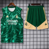 2026-27 RMA Green Tank top and shorts suit