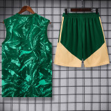2026-27 RMA Green Tank top and shorts suit
