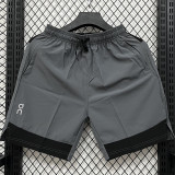 D2601 ON Dark gray Casual Short Pants