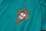 2026-27 Portugal Green Half Pull Tracksuit #B26074(半拉链)