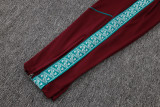 2026-27 Portugal Brown Red Half Pull Tracksuit #B26073(半拉链)