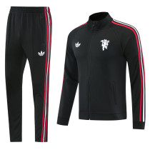 2026-27 Man Utd Black Jacket Tracksuit #05