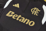 2026-27 Flamengo Brown Half Pull Tracksuit (半拉链)