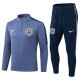 2026-27 England Gray Half Pull Tracksuit (半拉链)