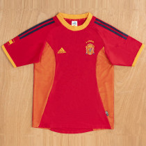 2002 Spain Home Retro Soccer Jersey