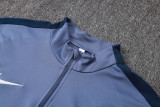 2026-27 England Gray Half Pull Tracksuit (半拉链)