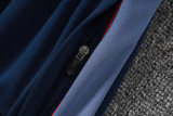 2026-27 England Royal blue Half Pull Tracksuit (半拉链)