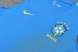 2026-27 Brazil Light blue Tank top and shorts suit