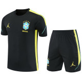 2026-27 Brazil Jordan Black Training Short Suit