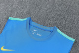 2026-27 Brazil Light blue Tank top and shorts suit
