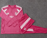 2026-27 RMA Pink Half Pull Tracksuit #B26084(半拉链)